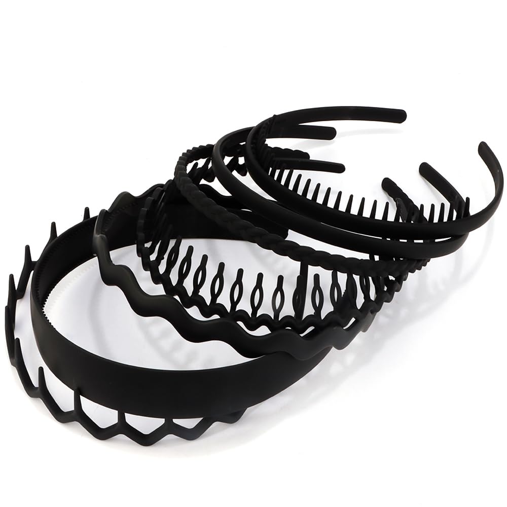 Diadema AHONEY negra antideslizante para entrenamiento.