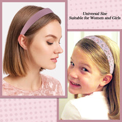 AHONEY diadema rosa con perlas, toque elegante para eventos