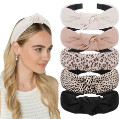 Diadema AHONEY anudada, cinco estilos para looks diarios y versátiles.