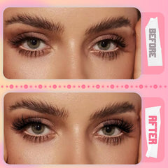 Ahrikiss Half Lashes clear band design close-up for seamless adhesion.