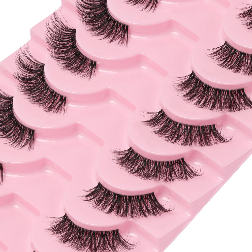 Ahrikiss Half Lashes professional salon-use suggesting pro-grade quality.