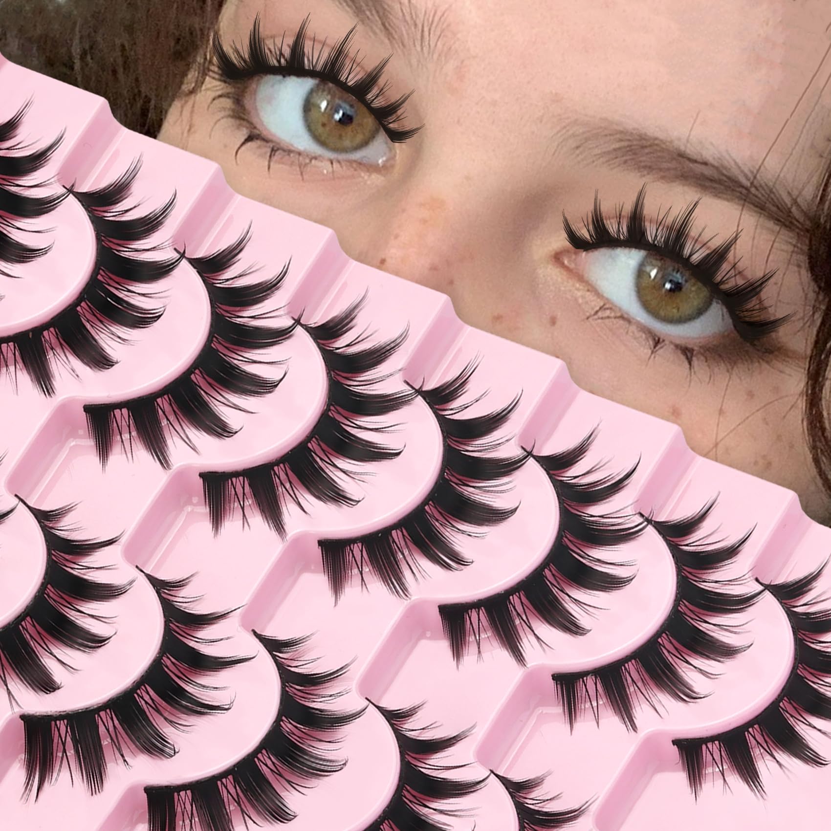 Ahrikiss Lashes spiky manga bundle for anime-inspired cosplay definition.