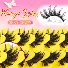 Ahrikiss Peacock faux mink fibers deliver curl and fullness