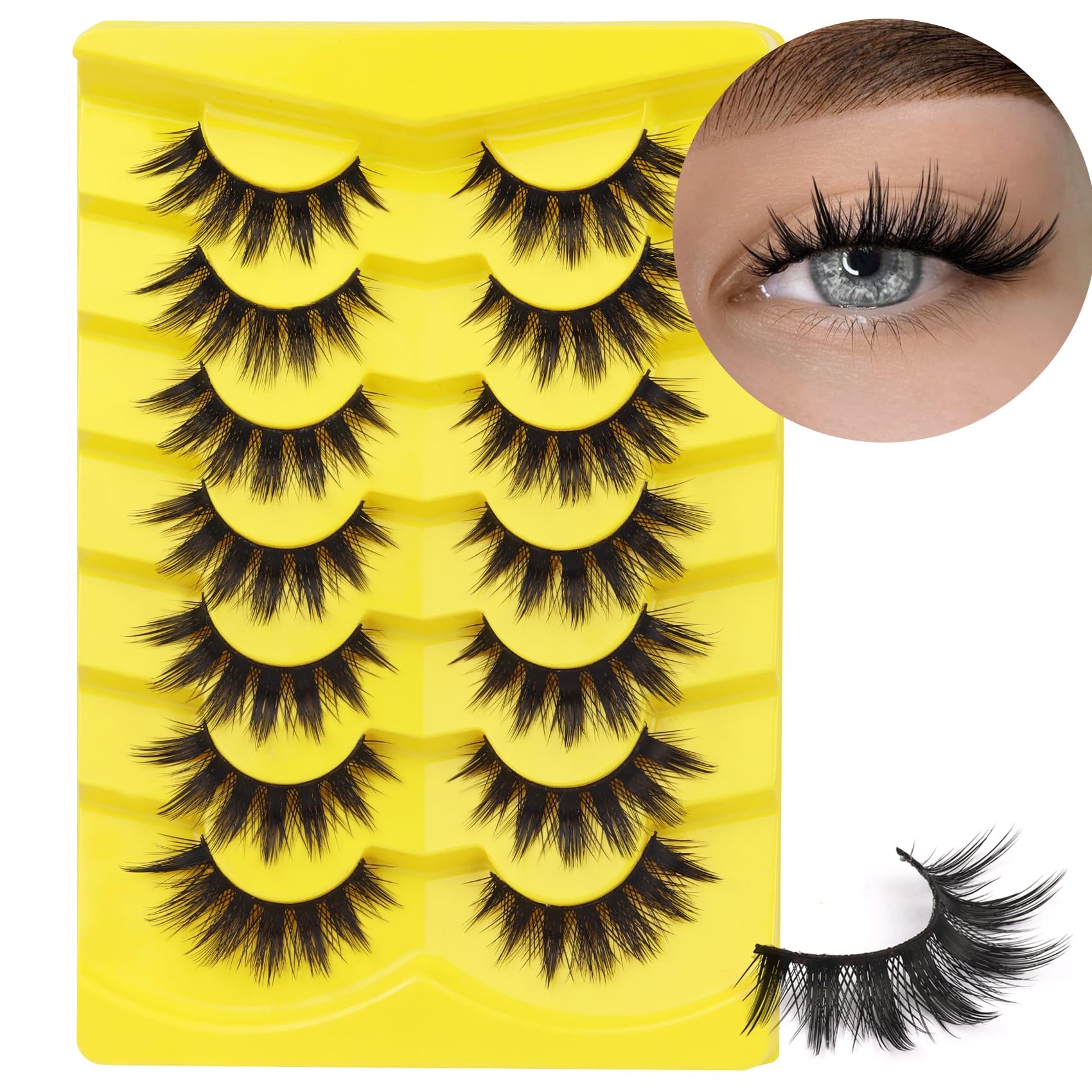 Ahrikiss Peacock vegan reusable lashes for versatile use
