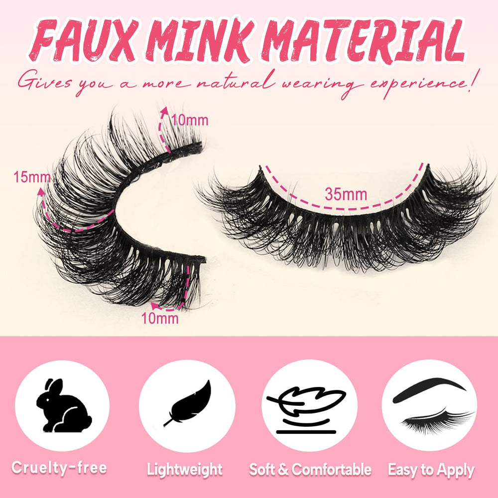 Ahrikiss D Curl fluffy lashes close-up with soft-band for comfort