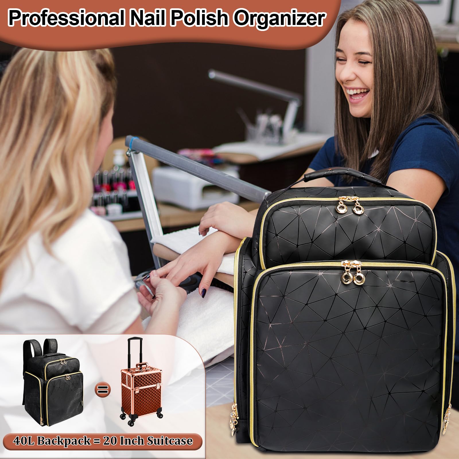 sleek elegant black design adds professional style to any studio
