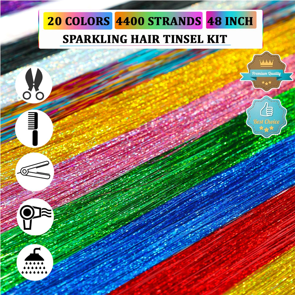 AIAIZHQH crochet hook included with the Hair Tinsel Kit.
