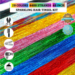 AIAIZHQH crochet hook included with the Hair Tinsel Kit.