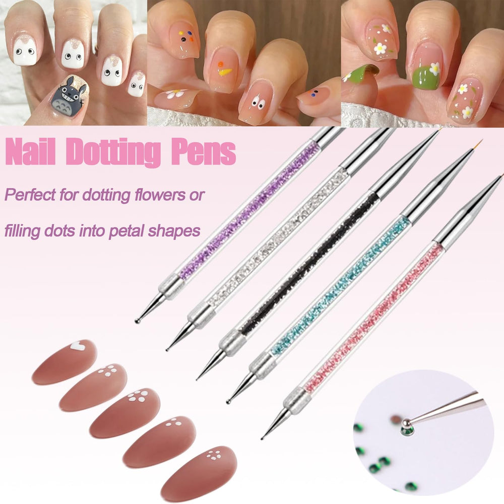 AIBEE 7mm liner brush provides balanced strokes for patterns