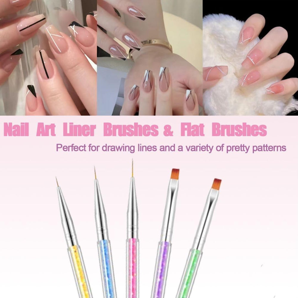 AIBEE 7mm liner brush for precise line work on nails