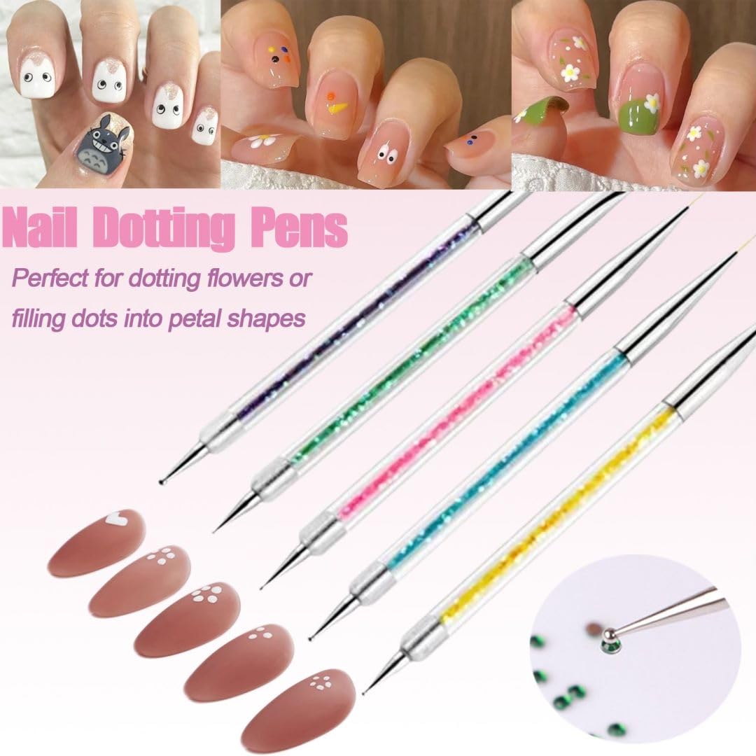 AIBEE 9mm liner brush for delicate accents during nail art