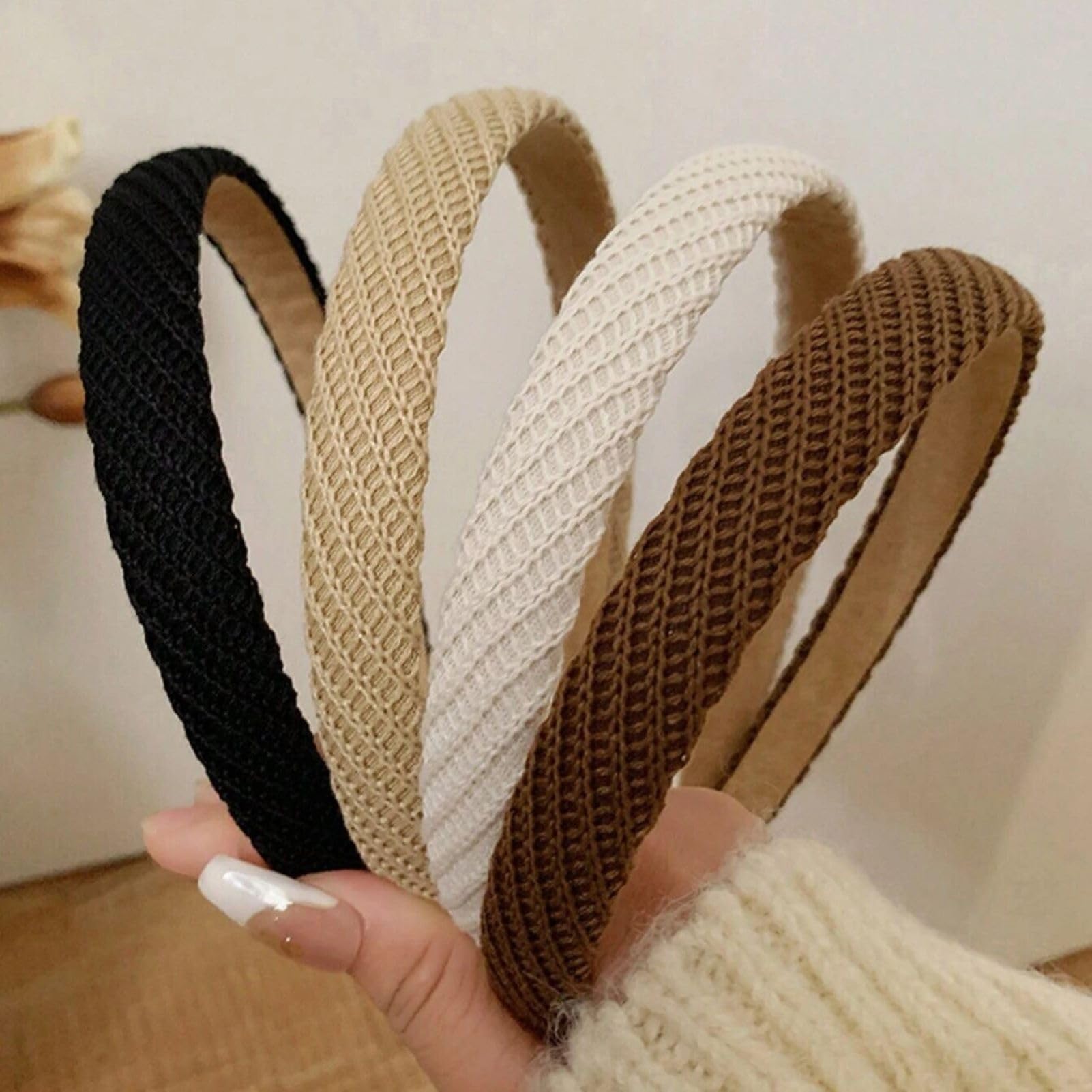 Banda delgada AIBFRID para cabello, mantiene la melena fuera de la cara.