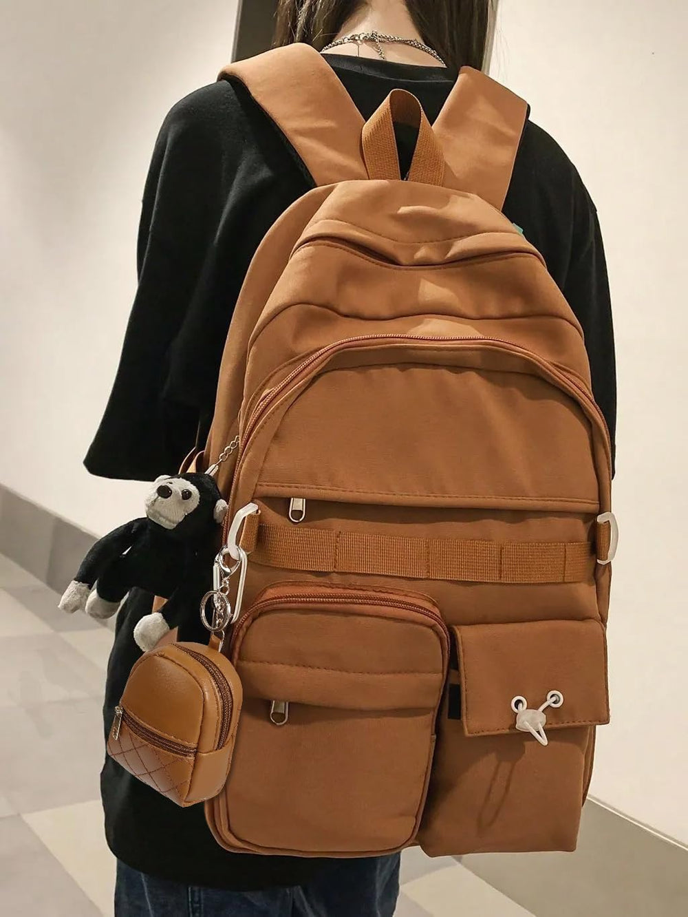 AIBFRID gift-pack mini backpack keychain set perfect for gifting occasions.
