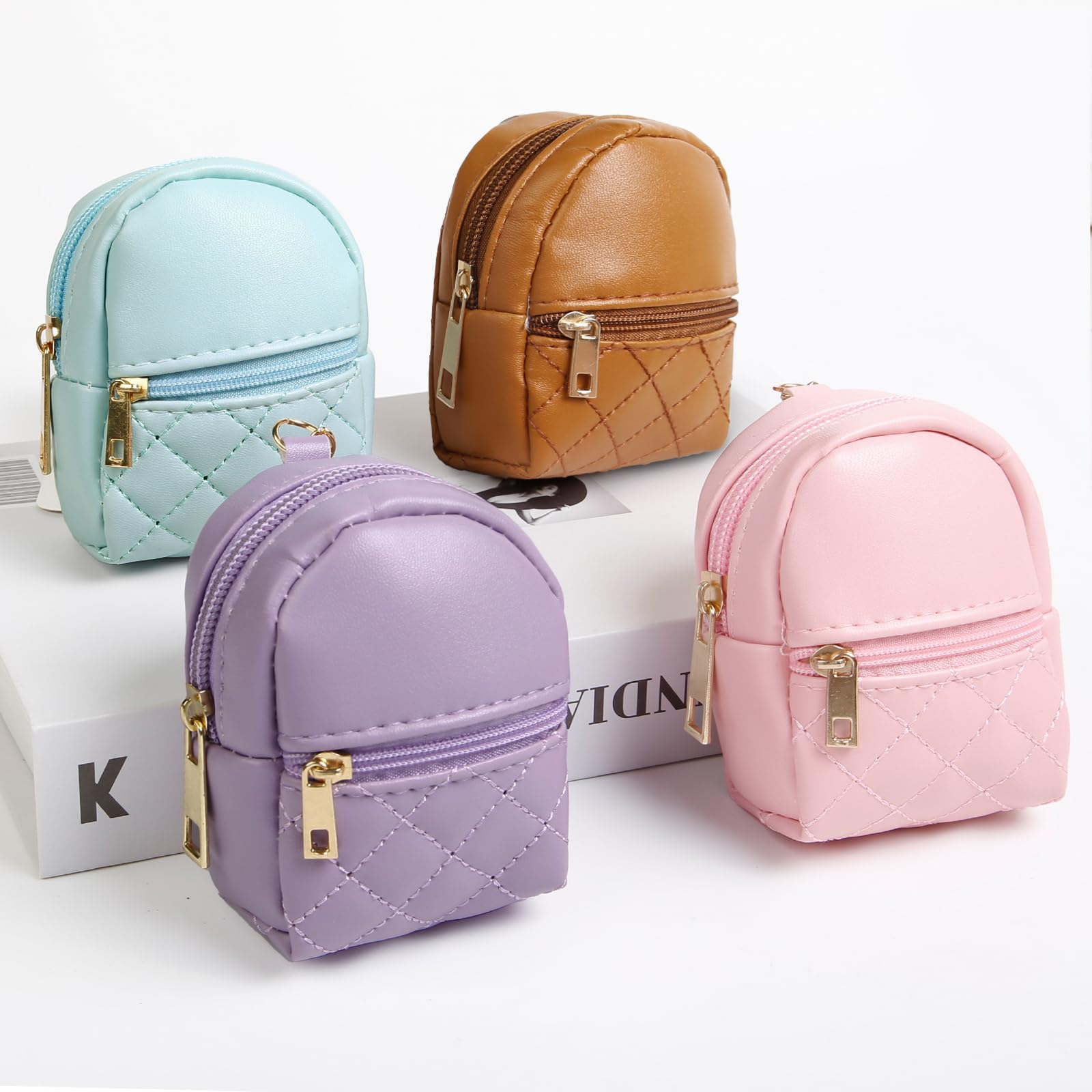 AIBFRID portable mini backpack keychain suitable for travel and gym bags.