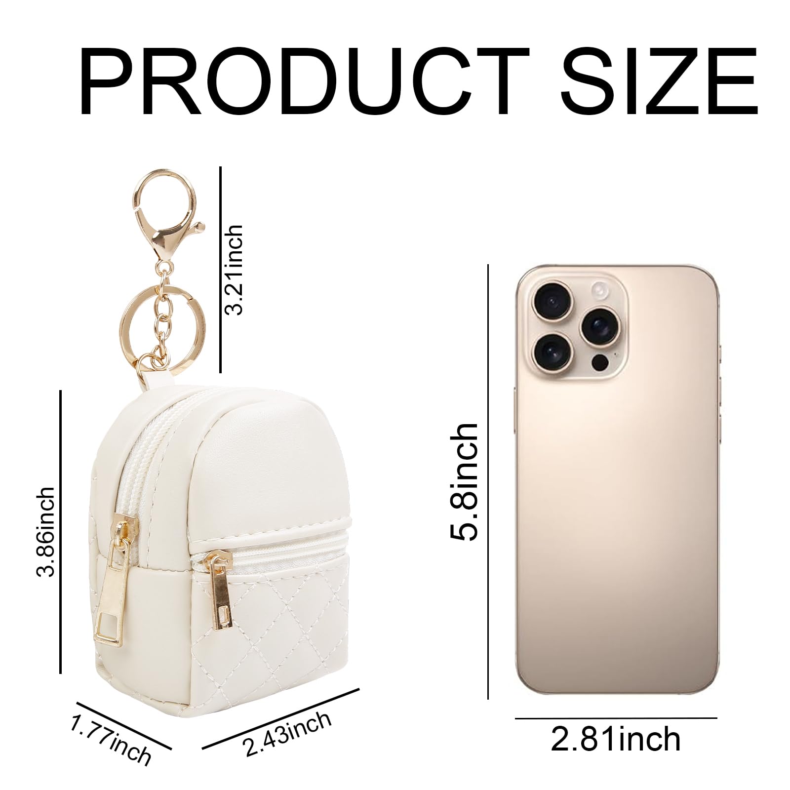AIBFRID PU leather makeup bag in beige keeps cosmetics organized during travel.