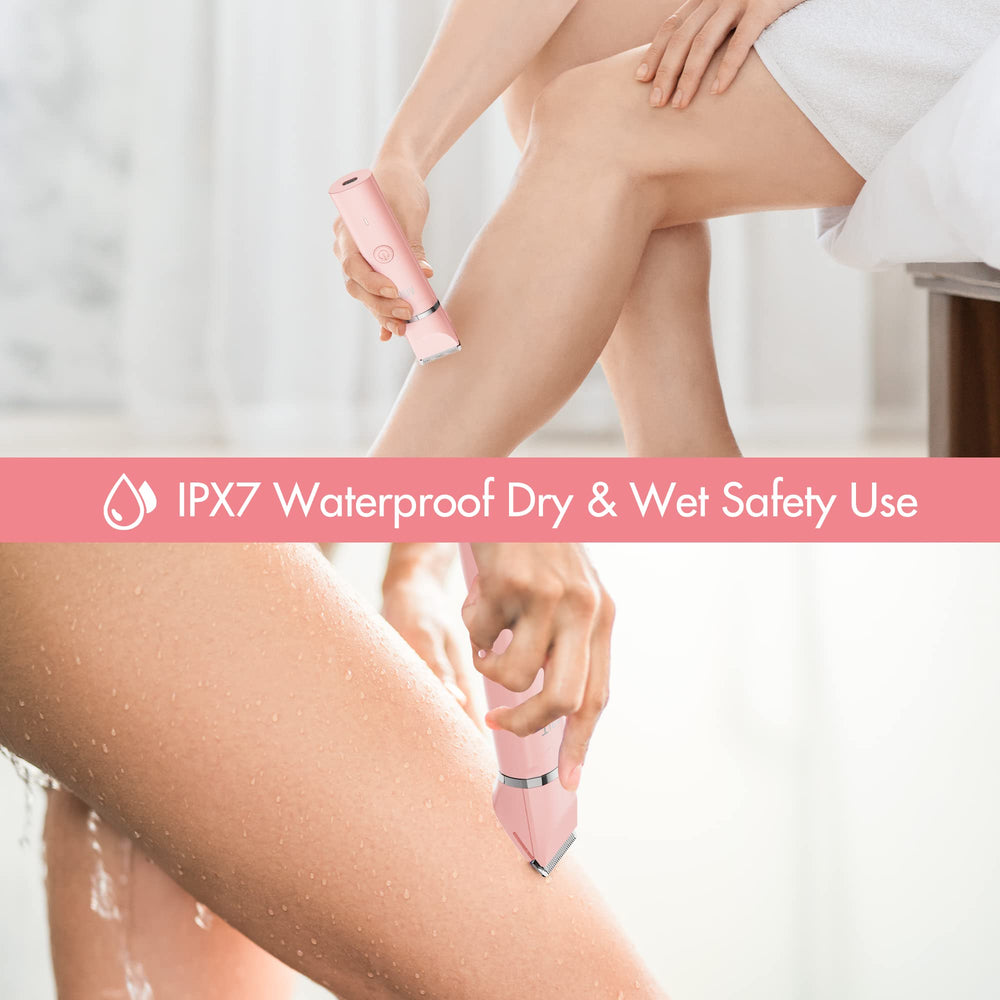 AIBRIT PRO hypoallergenic stainless blades glide smoothly.