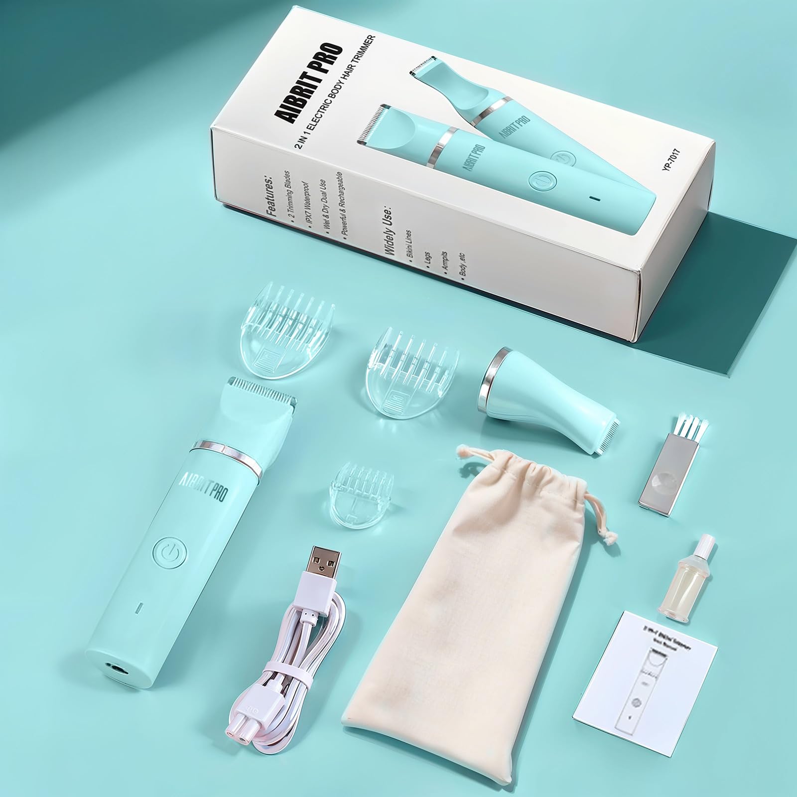 AIBRIT PRO gift-ready bikini trimmer for everyday beauty routines