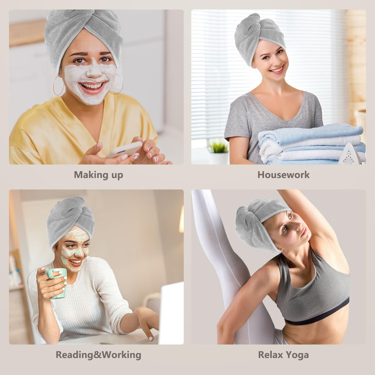 AIDEA grey wrap highlighting soft, lightweight feel for travel and day-to-day use.