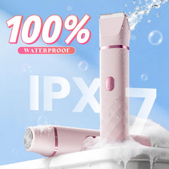AIDIAM bikini trimmer IPX7 waterproof, for wet or dry use.
