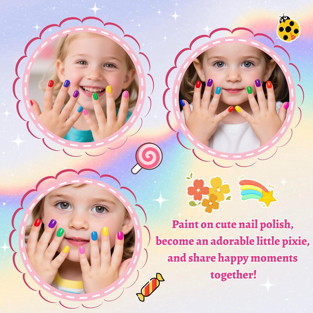 Brocha pequeña de Aieenjor facilita la aplicación en uñas de niños.