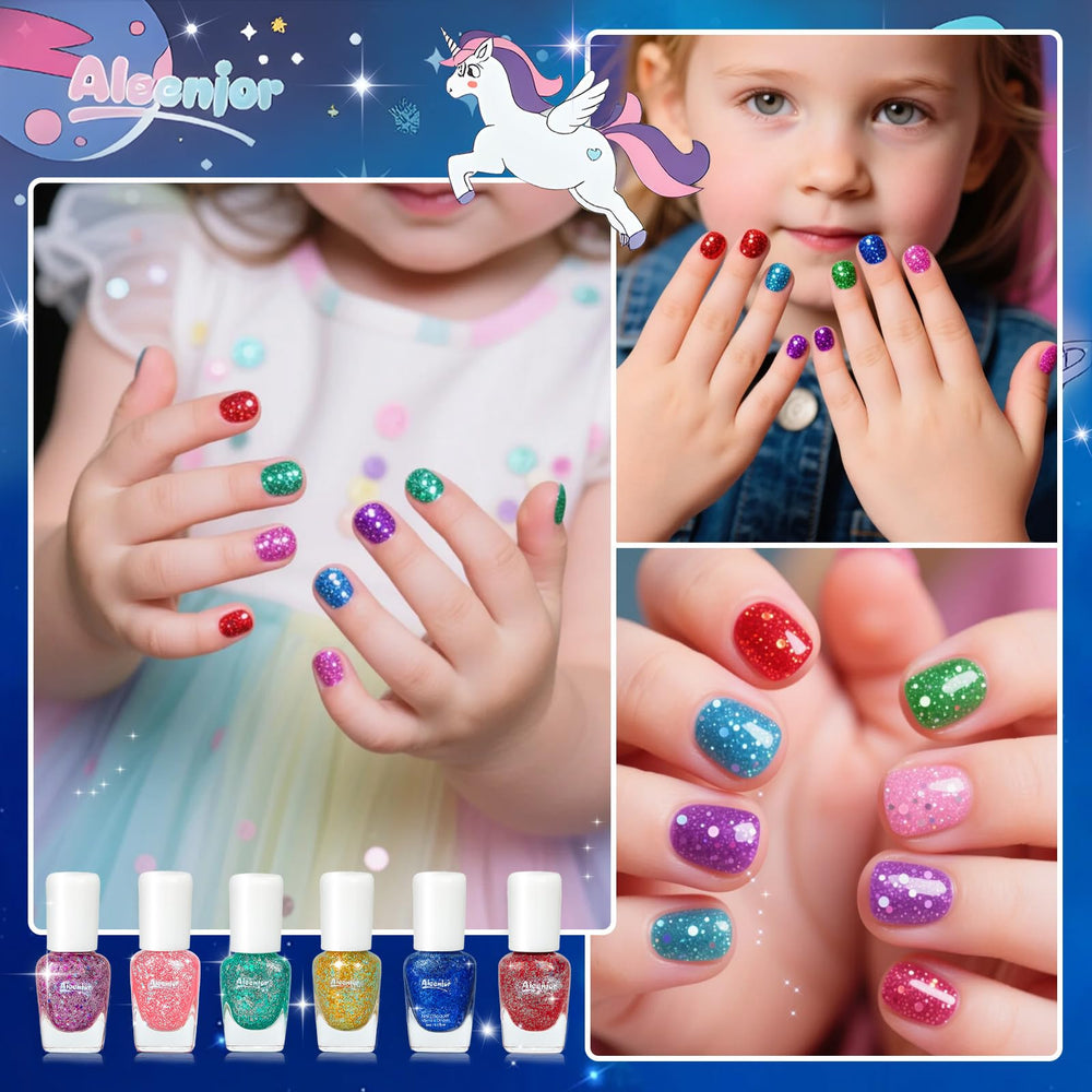 Aieenjor six-color rainbow set fuels creativity with colorful nails