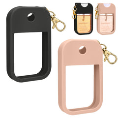 AIERSA hand sanitizer case blush beige fits Touchland spray securely.