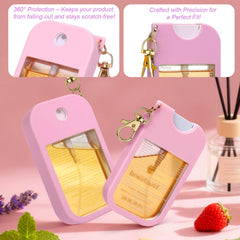 AIERSA hand sanitizer case with full wrap protection safeguards the bottle.