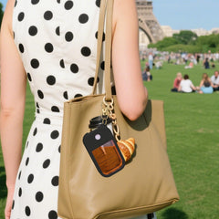 AIERSA case features a metal keychain for easy attachment to bags and pockets.