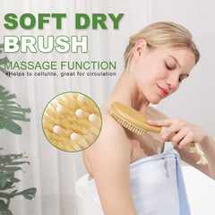AIFEIVICO natural boar bristles providing durable exfoliation