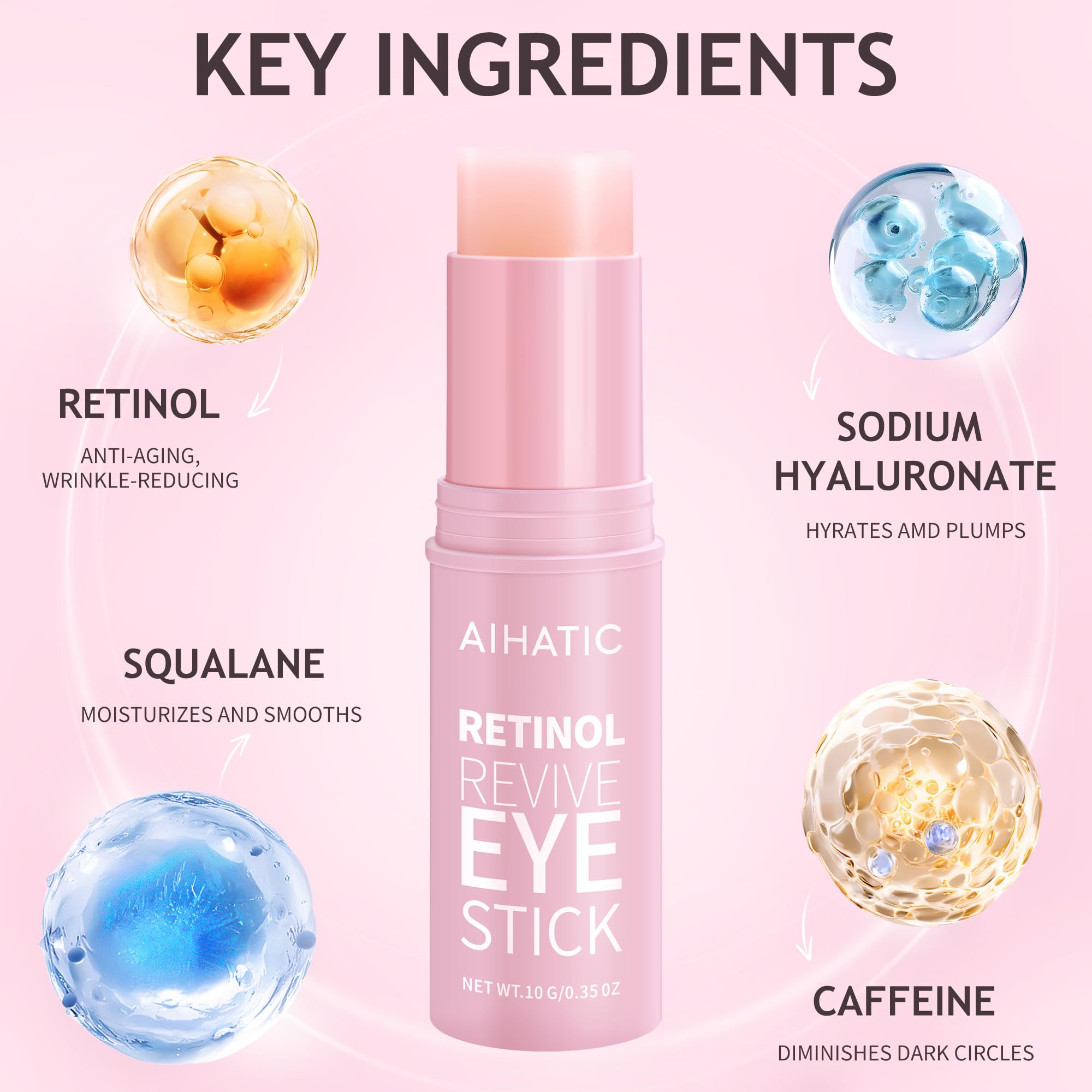 Aihatic textura cremosa para ojos: hidratacion suave que mejora la zona ocular.