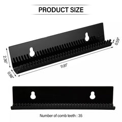 AIHOPESTO braiding hair rack holds wefts securely during washing and styling.