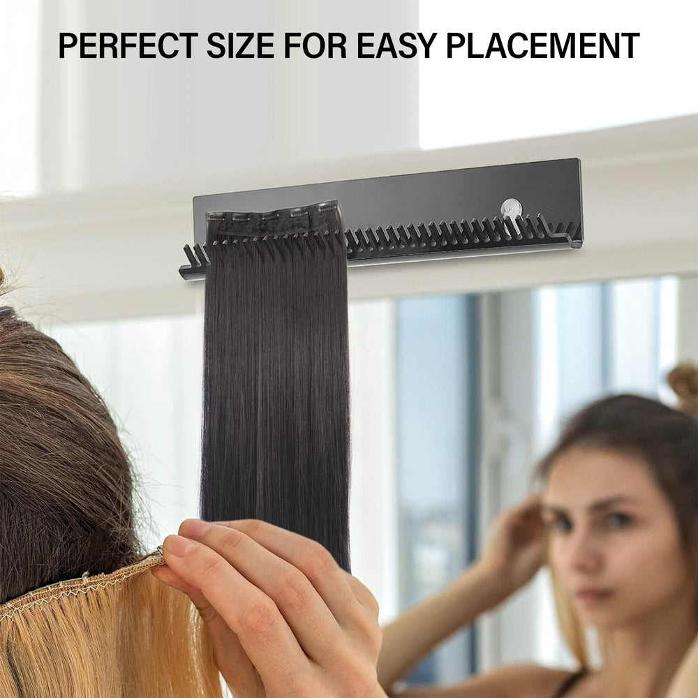 AIHOPESTO hair extension hanger in action during wash and style.