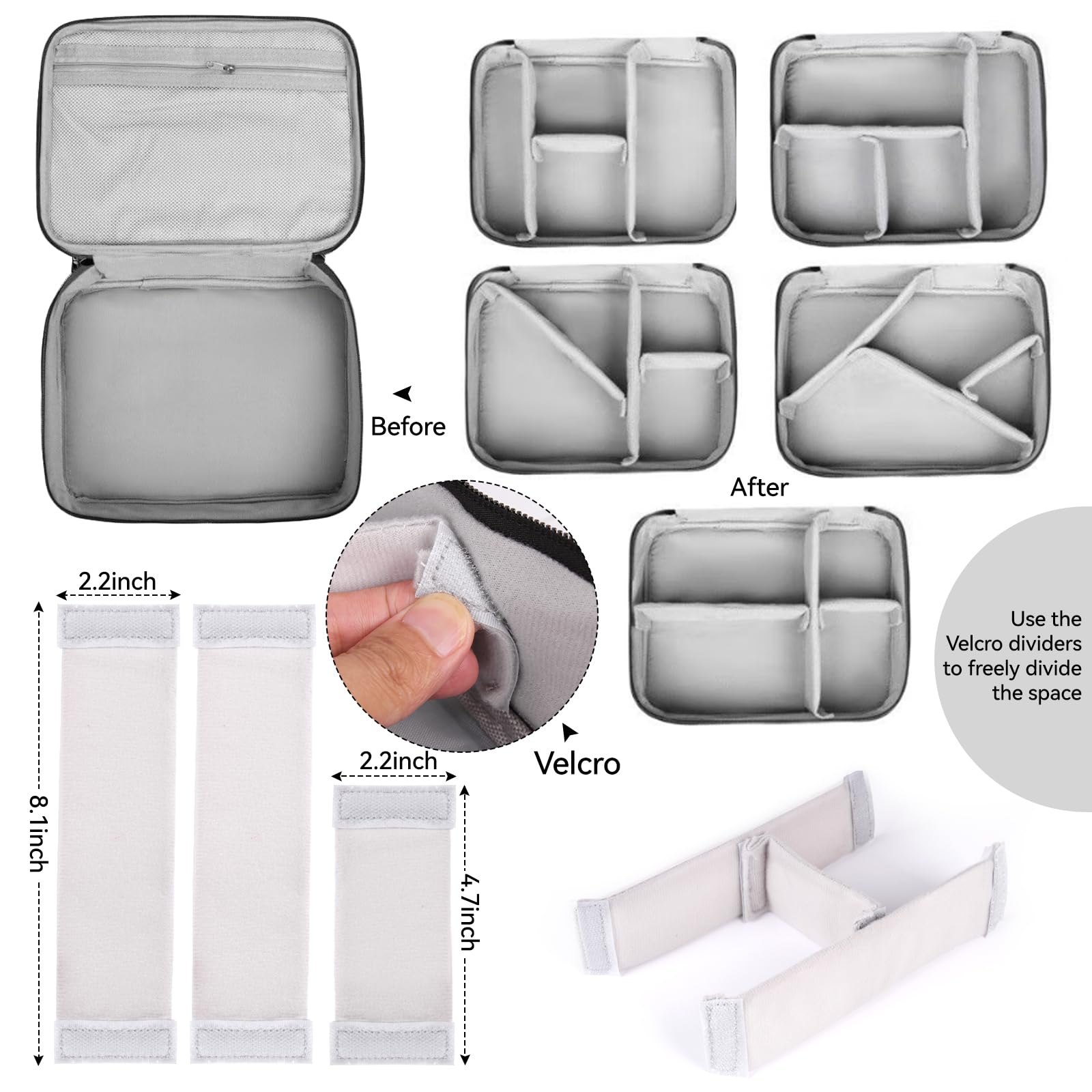 AIHOPESTO Barber Case carry handle offers comfortable transport