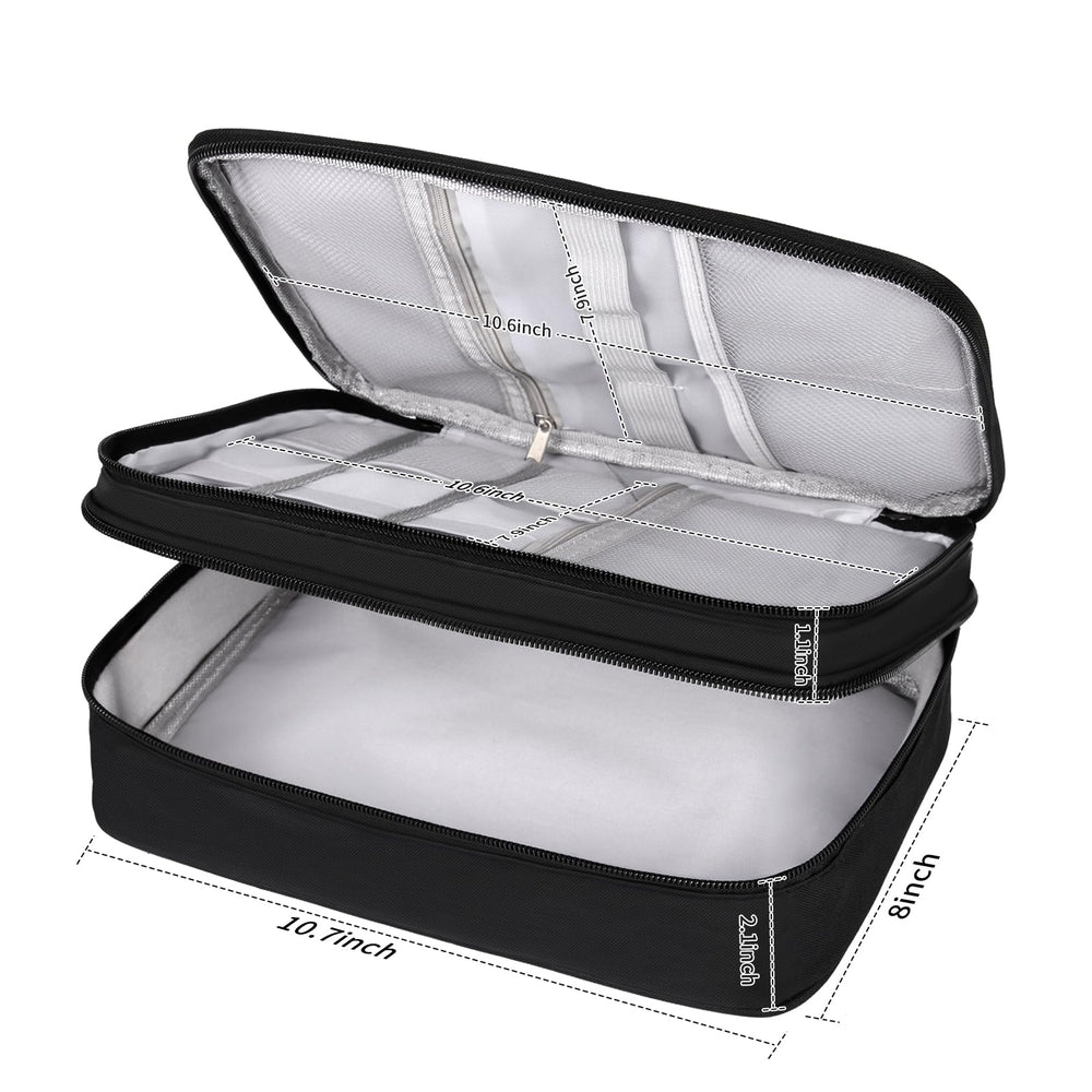 AIHOPESTO Barber Case clippers fit securely in padded compartments