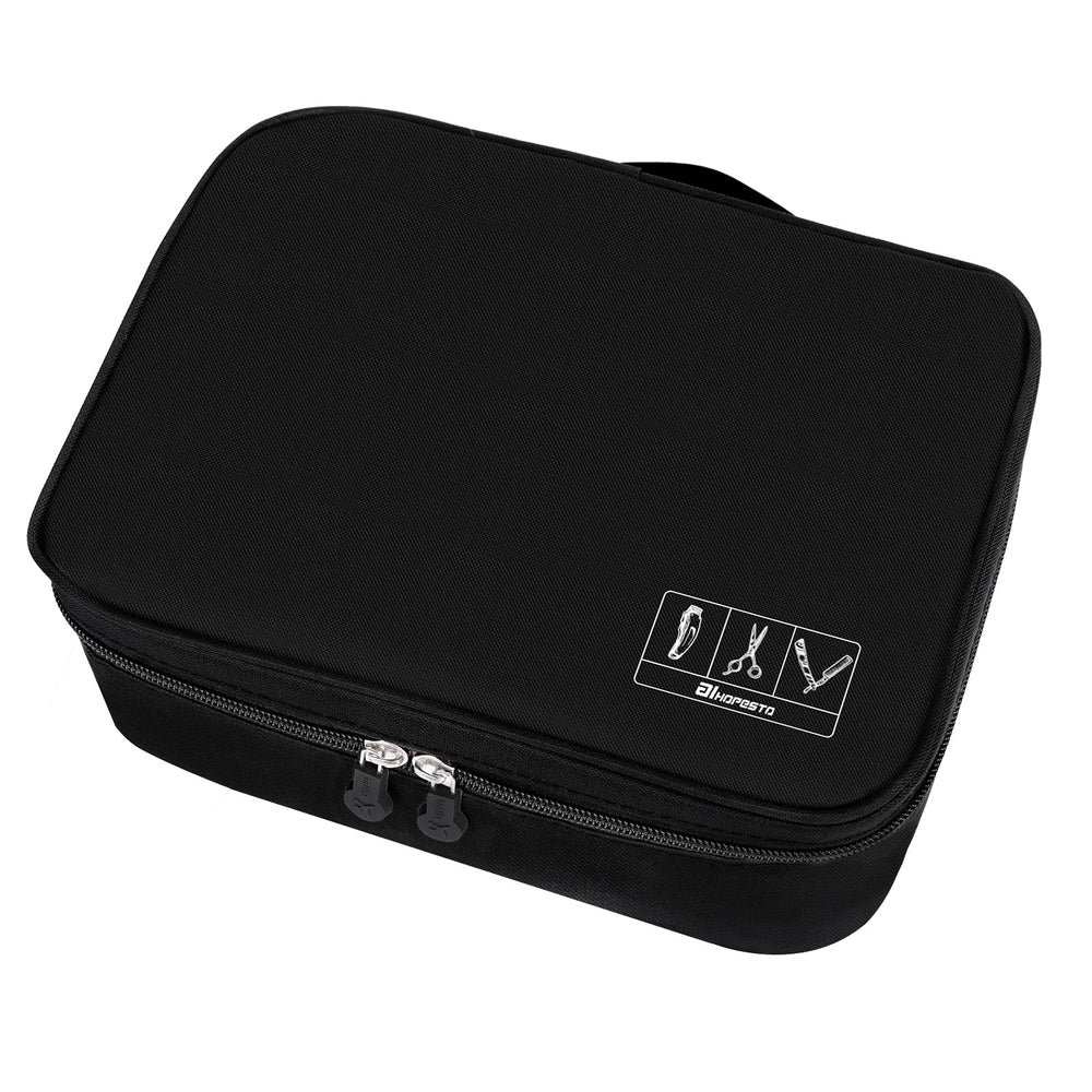 AIHOPESTO barber tools bag interior compartments organize clippers guards and scissors