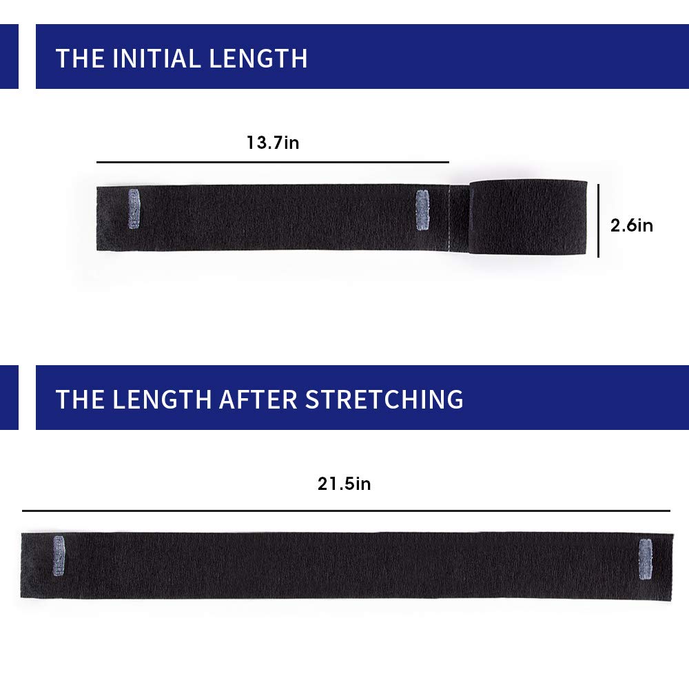 AIHOPESTO neck strip stretches up to 21.5in for versatile fit.