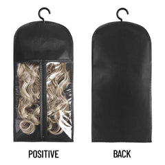 AIHOPESTO transparent-front wig organizer lets you identify wigs quickly.