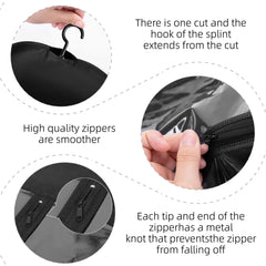 AIHOPESTO ergonomic wig hanger design prevents clip marks on wigs.