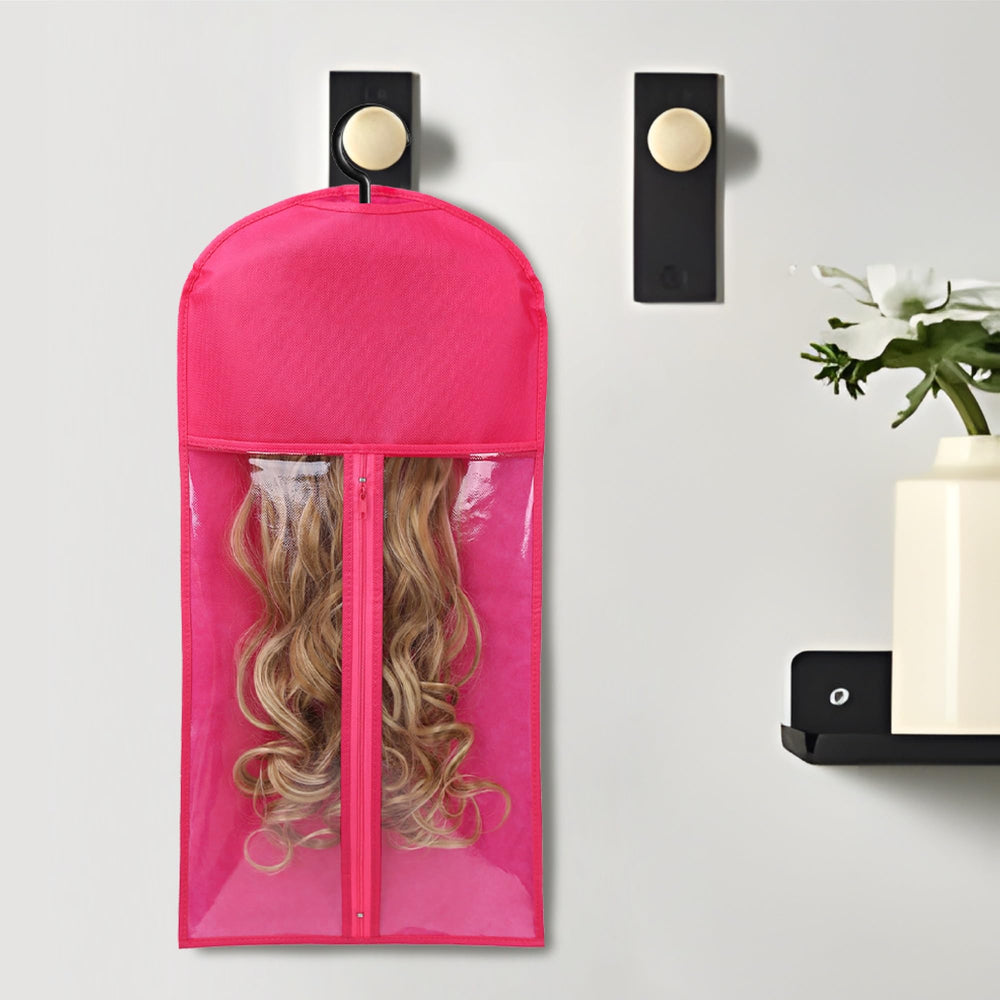 AIHOPESTO durable bag protects wigs while drying after washing.