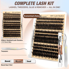 AILAISHI angled tweezers provide precision for quick cluster placement.
