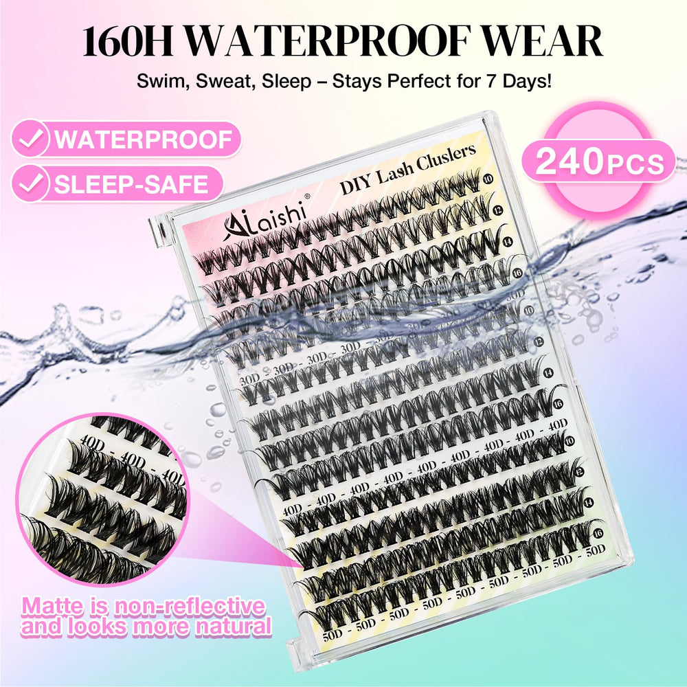 AILAISHI lash bond and seal in use for long wear.