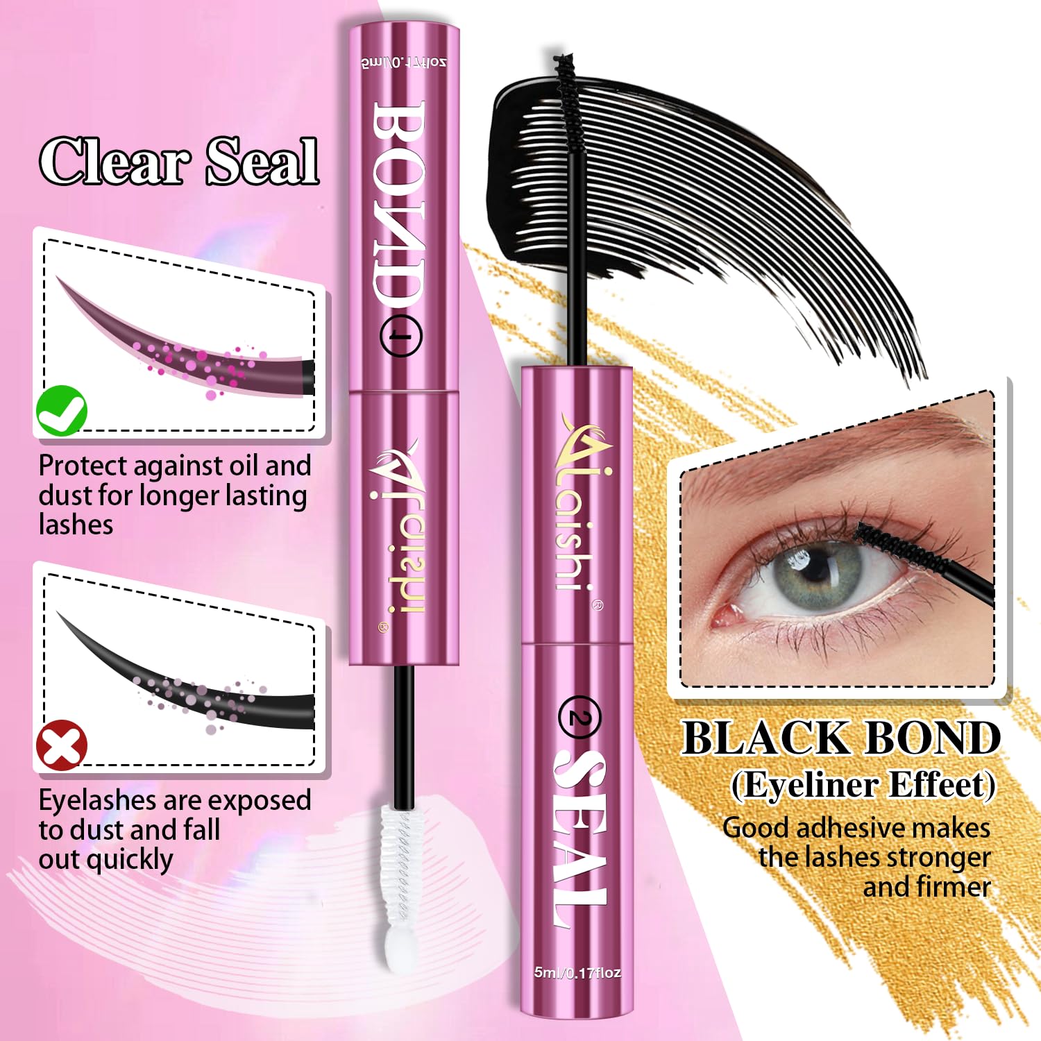 AILAISHI Lash Clusters Glue application tips for quick, beginner-friendly use.