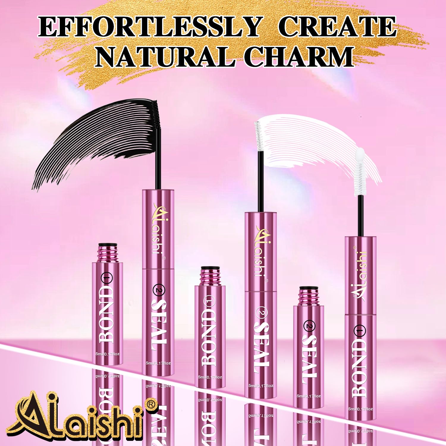 AILAISHI Lash Clusters Glue DIY home use for simple lash extensions.