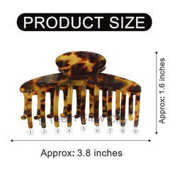 Aileam 3.8 inch claw clip offers strong hold for thick or thin hair