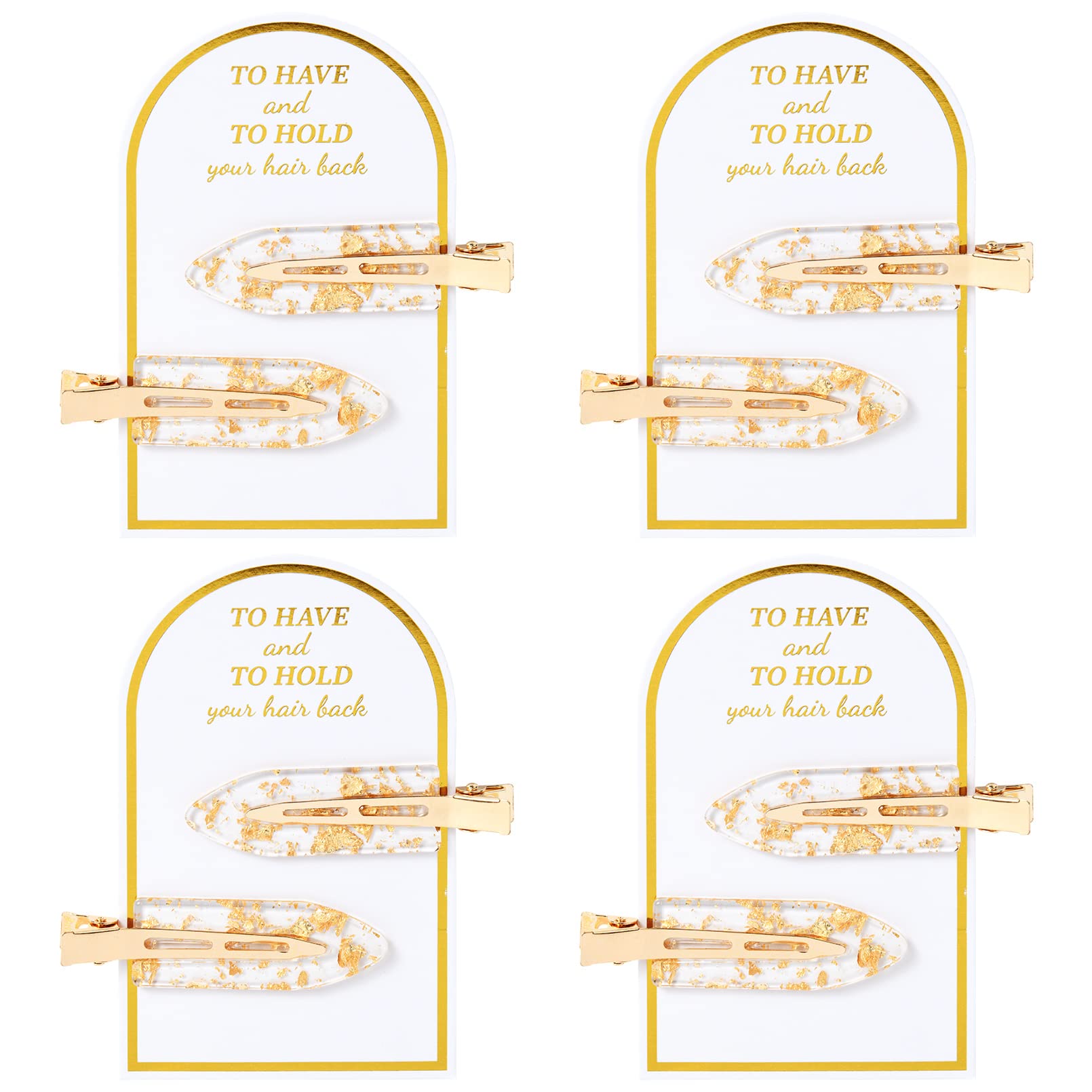 Aileam glitter no bend hair clip, 2.75-inch, secure hold without leaving dents.