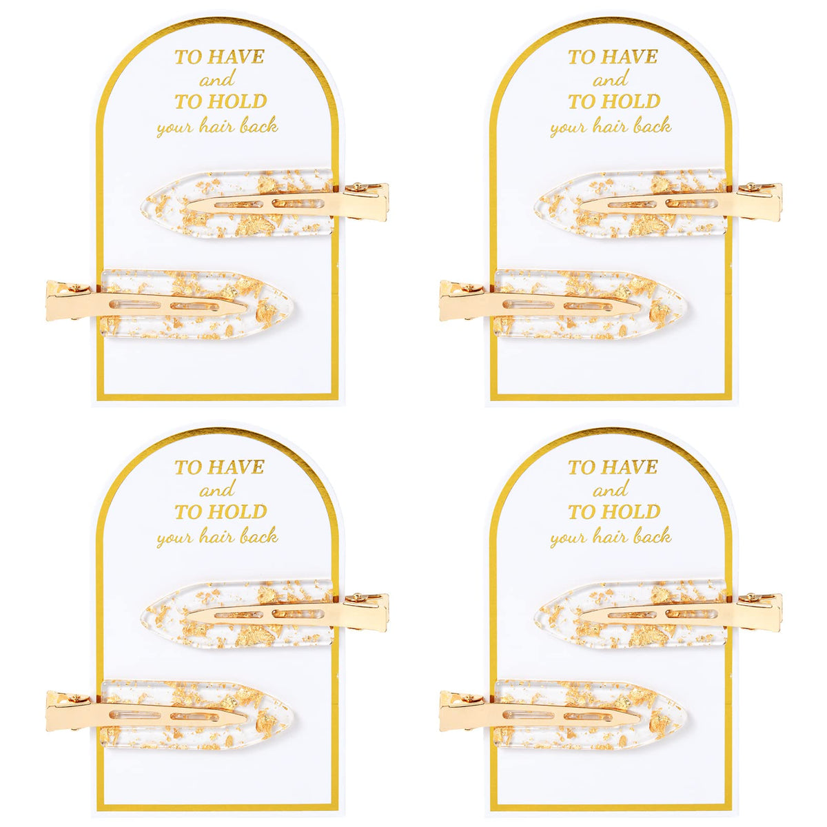 Aileam glitter no bend hair clip, 2.75-inch, secure hold without leaving dents.