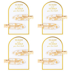 Aileam glitter no bend hair clip, 2.75-inch, secure hold without leaving dents.
