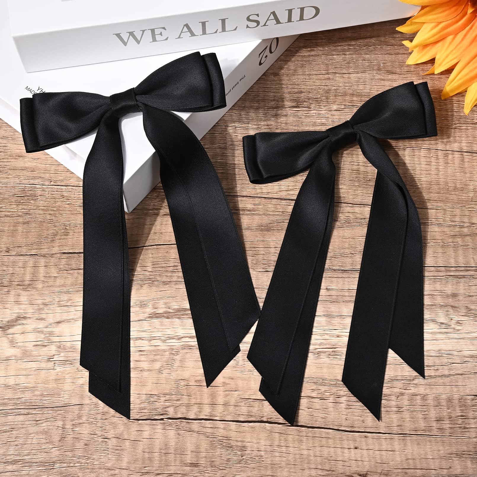Aileam hair bows securely attach to headbands or hats for versatile styling.