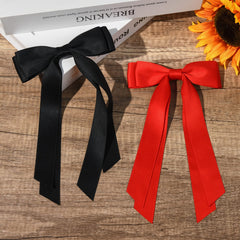 Aileam handcrafted satin hair bows with a sturdy alligator clip for lasting use.