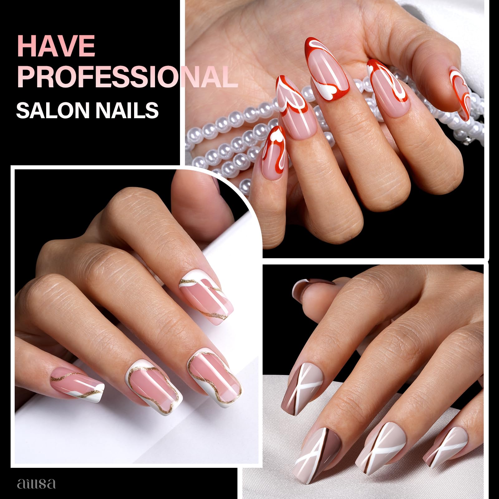 AILLSA half-matte finish minimizes color slip during designs.